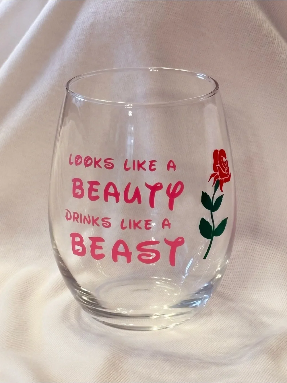 Wine Glasses, Disney Theme, Wine, Home Decor, Dining.